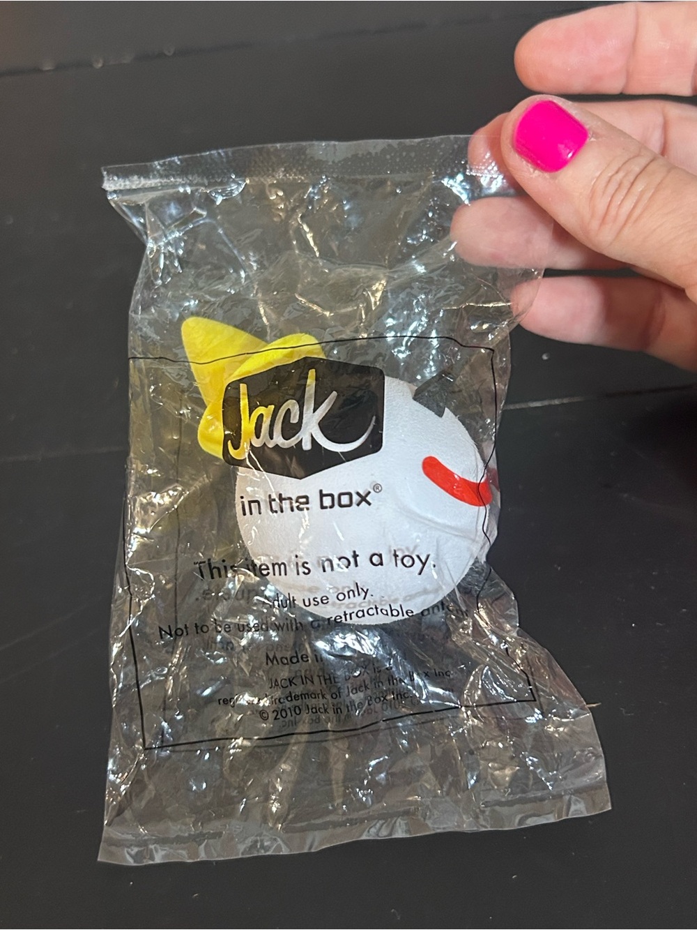 2010 Jack in the Box Antenna Topper Ball Sealed New In Package Vintage Promo